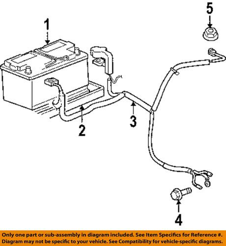 Jeep oem 56047792ac battery cable harness/battery & cable accessory