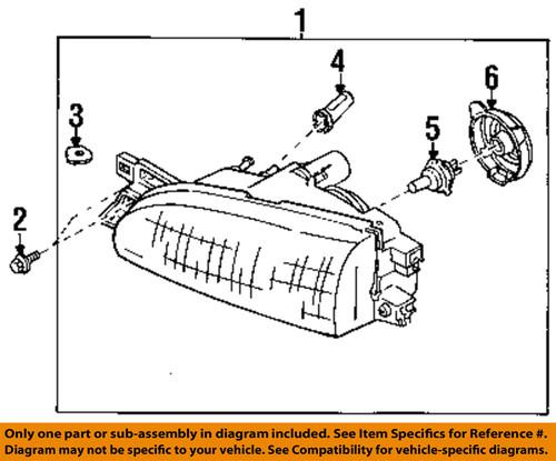 Subaru oem 84001fa330 headlight-headlamp assembly