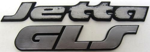 Oem 93-98 volkswagen jetta gls mk3 rear trunk nameplate emblems