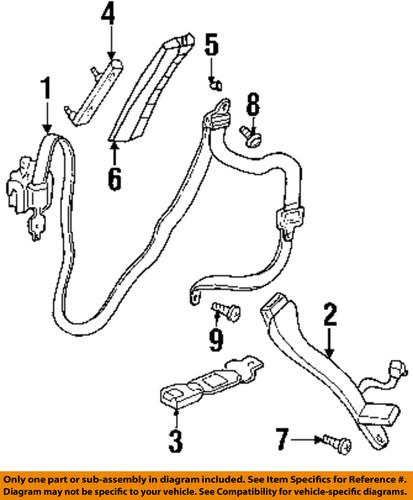 Mopar oem xk48xdvac front seat belts-belt & retractor