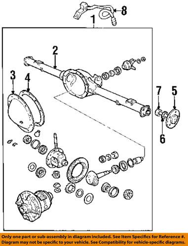 Mopar oem 3723681ac axle & differential-differential cover