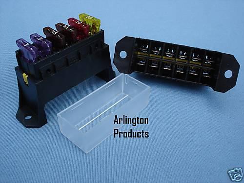 Atc/ato 6-way raised fuse block