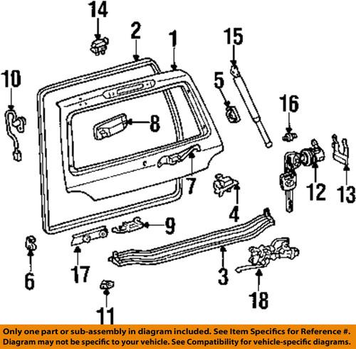 Toyota oem 6895069057 lift support/hatch lift support