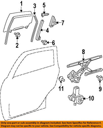 Toyota oem 8572047120 power window motor