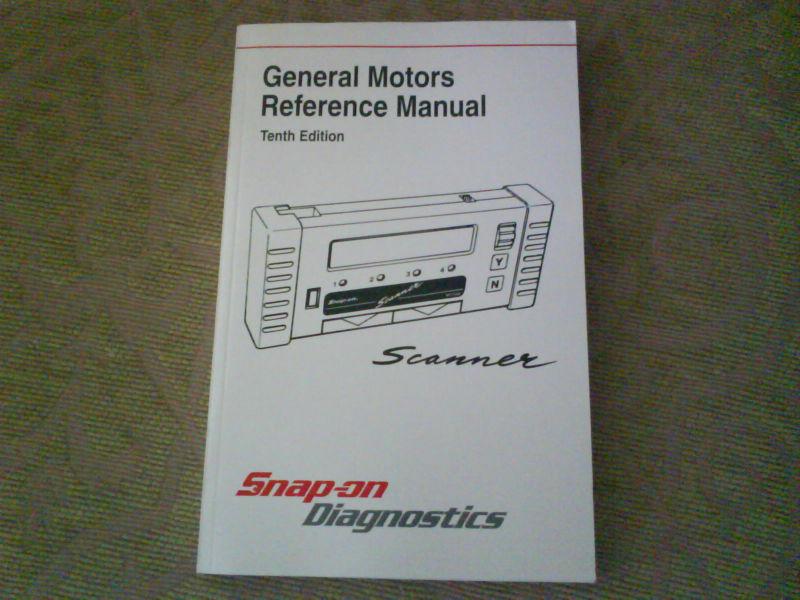 New snap-on mt 2500 scanner general motors reference manual