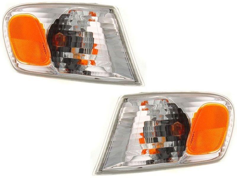 Capa corner light lamp assembly pair set (driver & passenger side, qty 2)