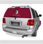 Florida state university seminoles rear window banner