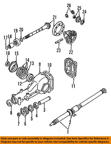 Subaru oem 806732180 axle shaft seal/seal, rear axle shaft