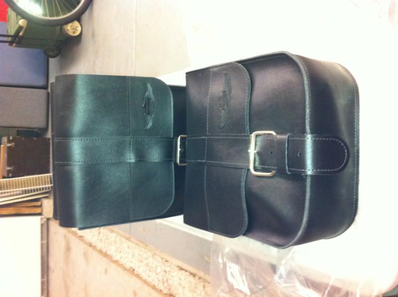 Harley davidson sportster throw over saddle bags  and supports 