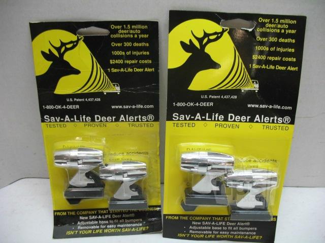 Sav-a-life daa-c deer alert sets 16,000-20,000hz dual frequency lot of 2 new