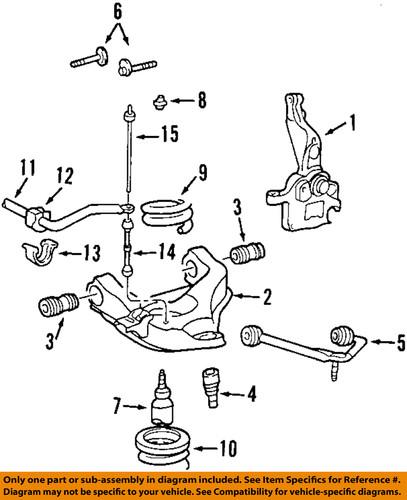 Ford oem f87z-3050-ba ball joint, lower/suspension ball joint