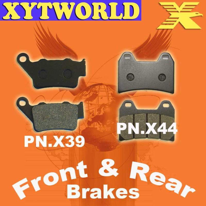 Front rear brake pads for ktm dukeii duke ii 640 1999-2007