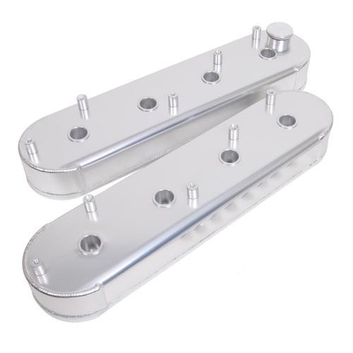 Summit racing fabricated aluminum valve covers 440340 chevy ls v8 natural