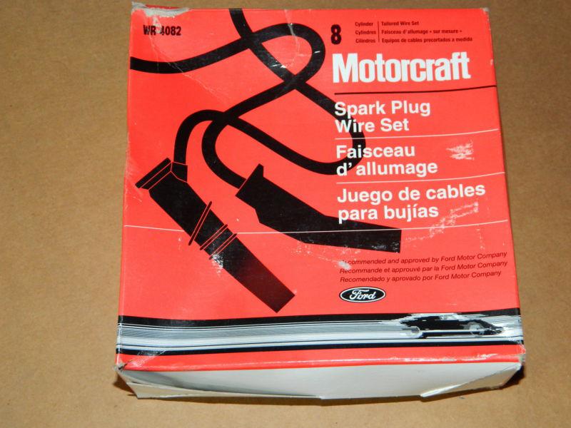 New ford motorcraft wr-4082 spark plug wire set f150 wr4082 f2pz-12259-e