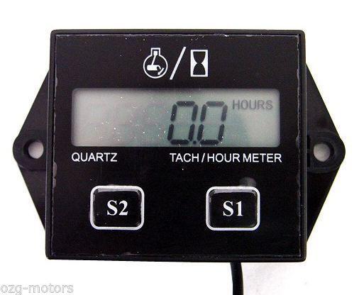 Hour meter tachometer tach digital lcd ktm atv motorcycle dual sport dirt bike