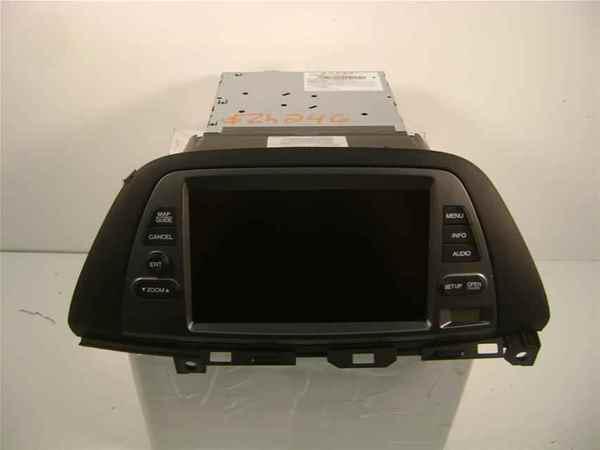 07-10 honda odyssey 7.75" dash info navigation screen w/ 6 disc cd player oem