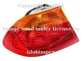 Bmw e46 conv (00-03) tail light usa red +yellow left oem + 1 year warranty