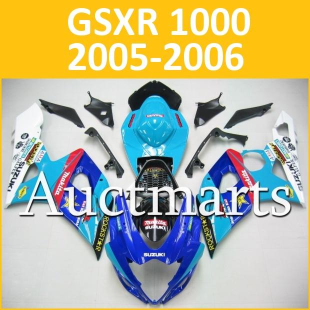 Fit suzuki 05 06 gsxr 1000 gsx-r 2005 2006 fairing bodywork plastics k5 e28 b02