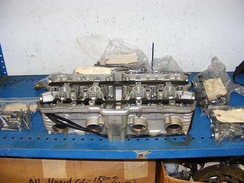 08 09 suzuki gsx650f katana engine head