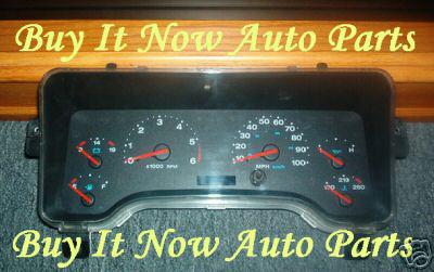 03 jeep wrangler tj instrument gauge cluster speedometer tach *fit's 2003 only!