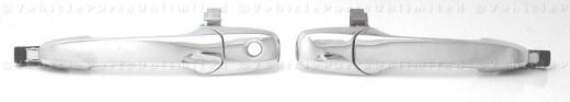 2003 thru 2009  2 pcs =  front lh & rh  chrome door handles   fits: mazda 6 or 3