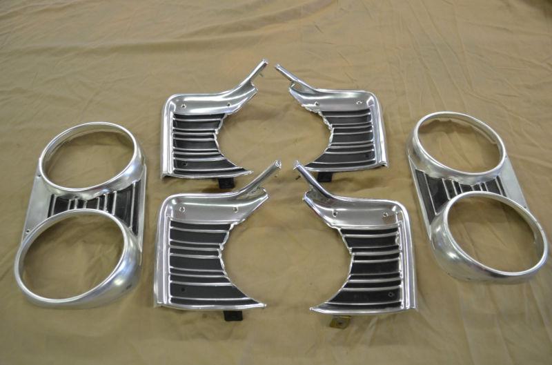 67 chevelle grill extensions