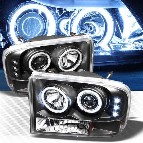 Ccfl halo led excursion f250 f350 super duty projector headlights head lights