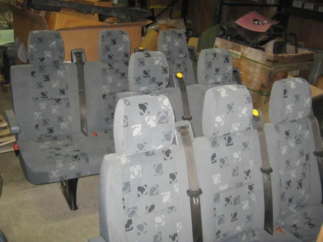 03-06 dodge sprinter van gray cloth 2nd, 3rd, 4th row bench seats! complete set!