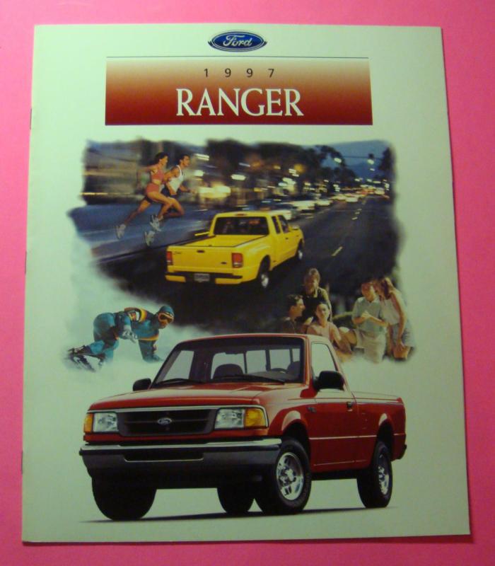 1997 ford ranger truck lineup showroom sales brochure..