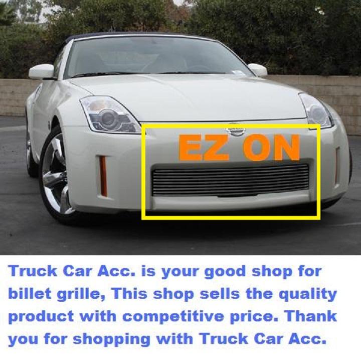 06-07 nissan 350z billet grille 1pc bumper insert