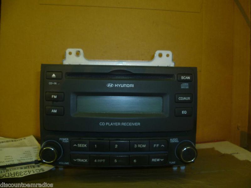 07-10 hyundai elantra am fm radio cd player 96160-2h1009y *