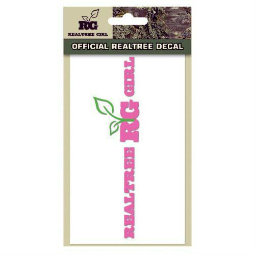 Rde1101 realtree decal "realtree girl" pink  for the home, auto or truck 