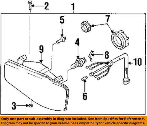 Hyundai oem 921022d150 headlight-headlamp assembly