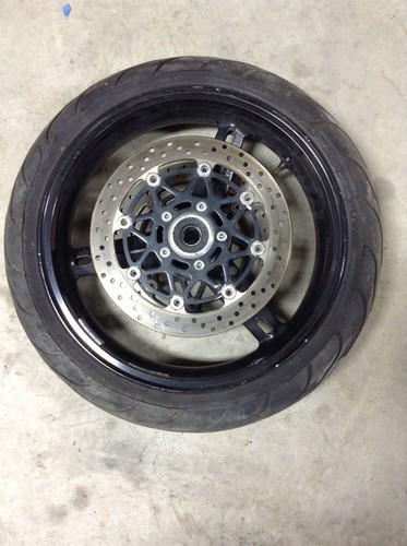 Front wheel w/rotors & tire 04-05 gsxr 600/750 gsxr600 03-04 gsxr1000 rim 1000