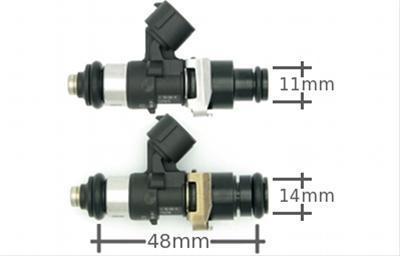 Deatschwerks fuel injectors ev14 200 lbs./hr. 48mm length set of 8 16s1222008