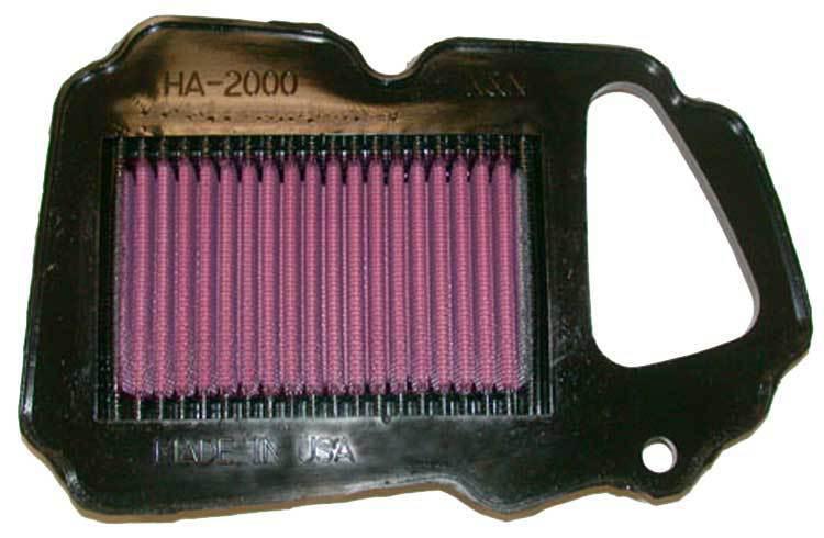 1x k&n replacement air filter ha-2000