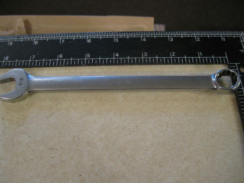 Snap on  chrome 12pt  combination wrench 9/16" sae