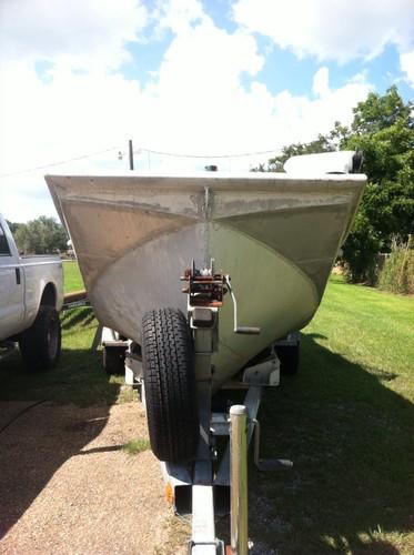 Custom built aluminum boat