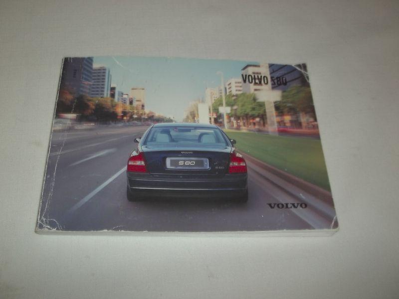 2002 volvo s80 owner manual. / free s/h / oem