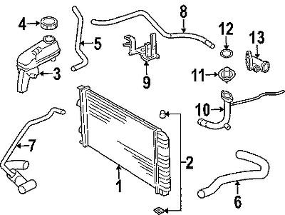 Chevrolet 22712361 genuine oem factory original reservoir