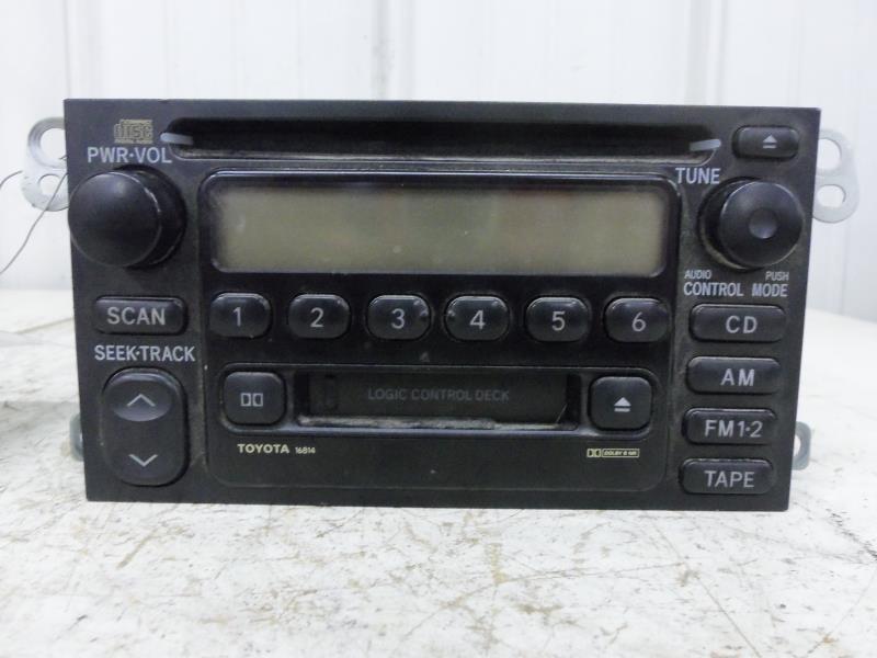 00 01 toyota camry audio equipment recvr w/cd single disc fujitsu ten mfr