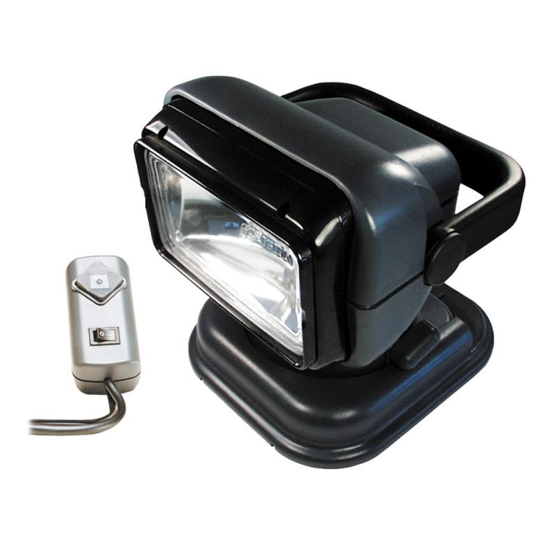 Golight portable searchlight w/wired remote - grey 5149