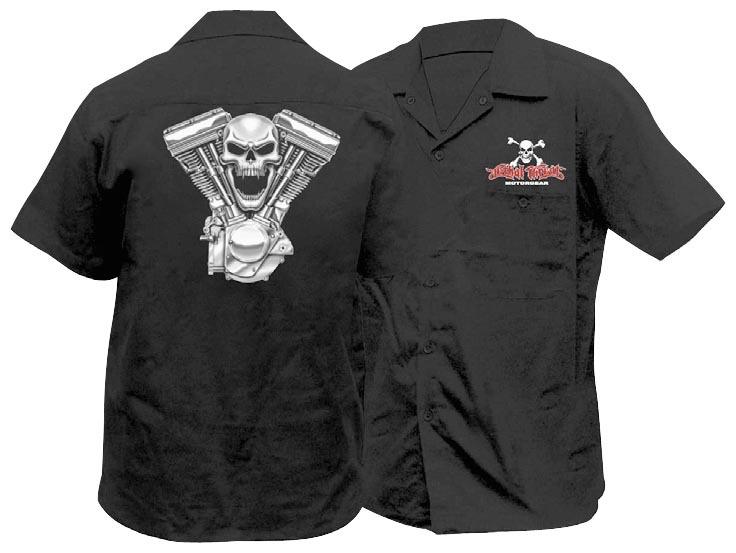 Lethal threat evil twin work shirt black xx-large