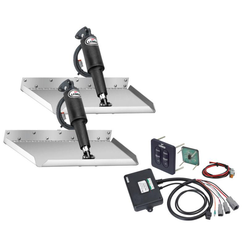 Lenco 12" x 18" edgemount kit w/standard tactile switch kit 12v tt12x18e