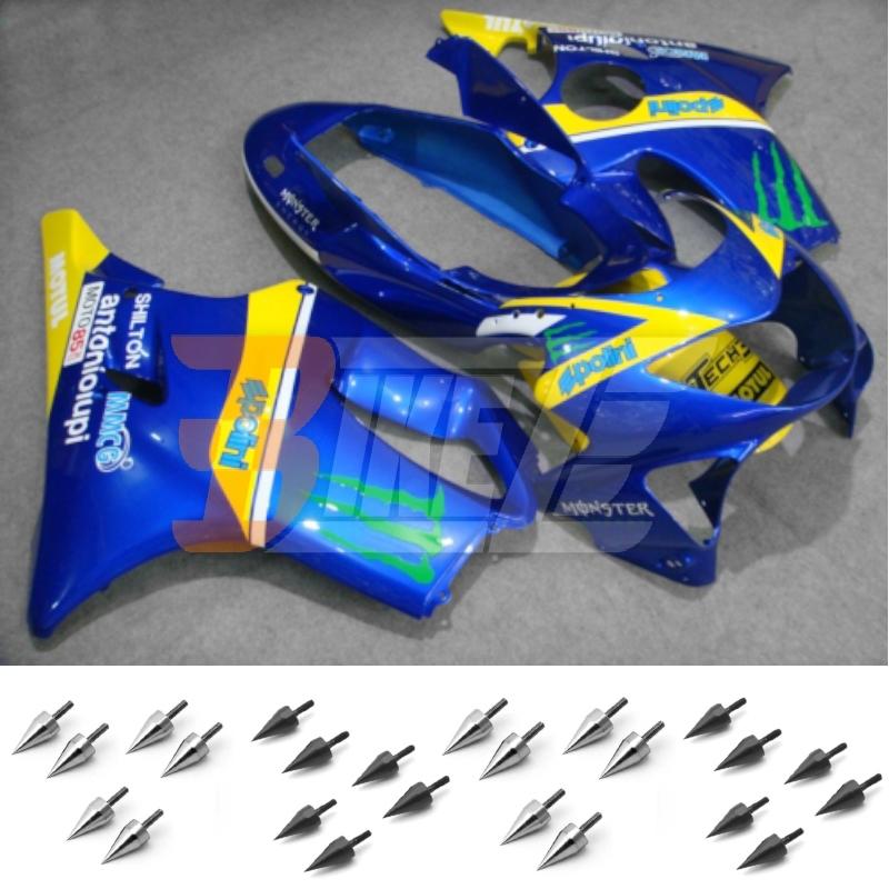 Free bolt kit! injection fairing kit bodywork for honda cbr600 f4 1999 2000 ap