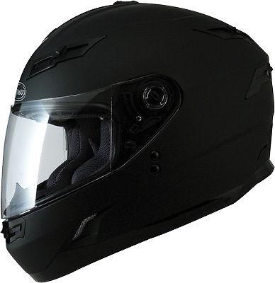 G-max gm78 full face solid motorcycle helmet flat black small