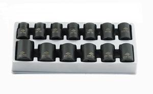 Sunex 1/2" dr metric 12 pt standard impact socket set