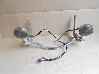 Harley davidson touring passing lamp mounting bracket w/ lights