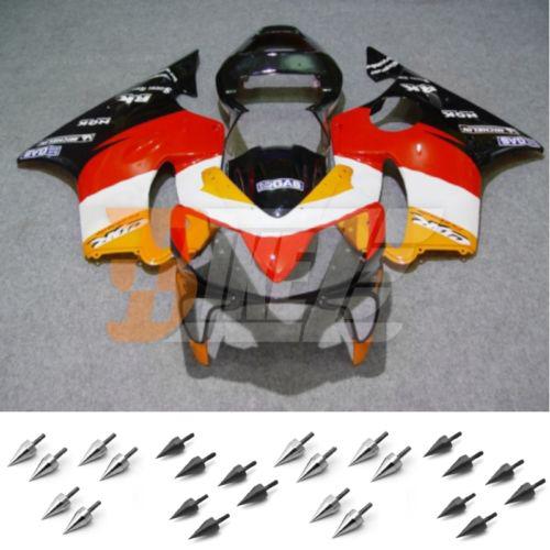 Free bolt kit! body frame fairing kit for honda cbr600 f f4i 2001 2002 2003 ai