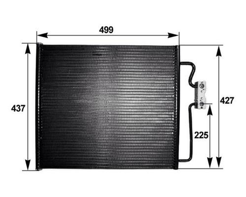 Behr hella 351038811 ac condenser - bmw - (new)